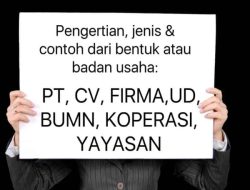 Perbedaan Koperasi, PT, dan CV